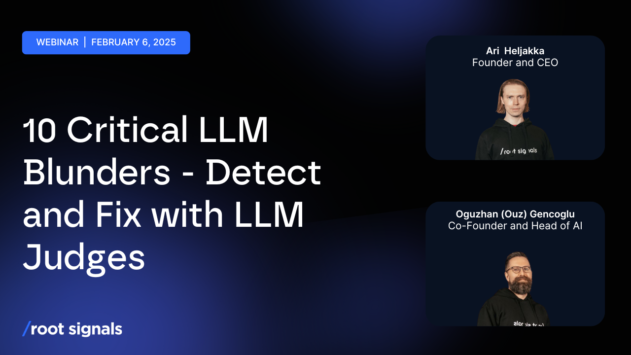 10 Critical LLM Blunders - Detect and Fix with LLM Judges